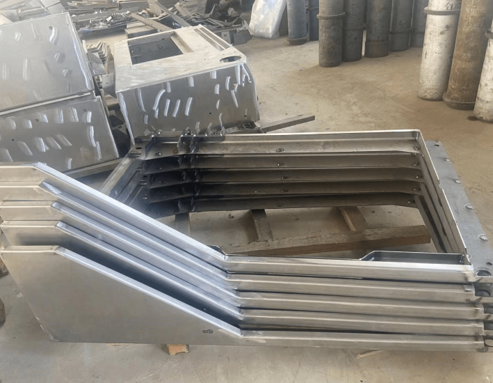 Heavy-duty custom sheet metal welded frame and structural component fabrication - KS Metal Pro