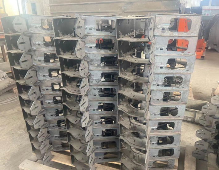 Custom OEM metal excavator control main lever fabrication - KS Metal Pro