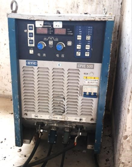 OTC CPVE 500 inverter CO2 gas shielded welding machine.
