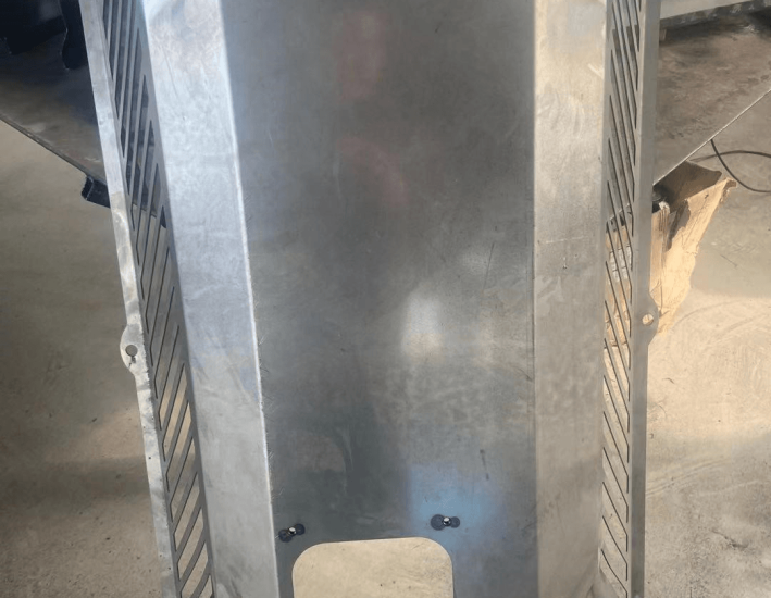 Custom industrial machinery safety guard and metal protective cover - KS Metal Pro