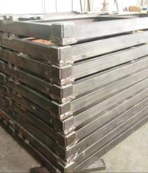 Custom welded metal frame platform and industrial structural components - KS Metal Pro