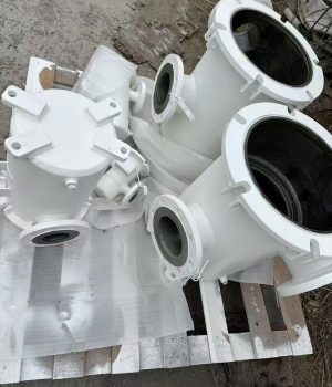 Custom industrial seawater filtration housing for marine engineering