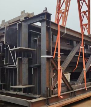 Heavy-duty custom steel structural components for mining equipment