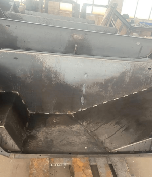 Custom OEM metal wheel guard and fender fabrication for construction machinery - KS Metal Pro
